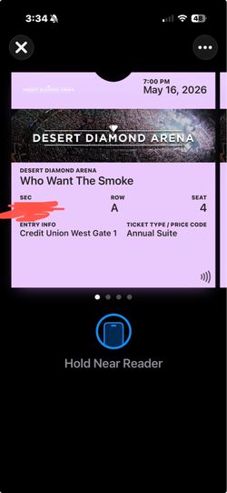 Who want that smoke (suite tickets)