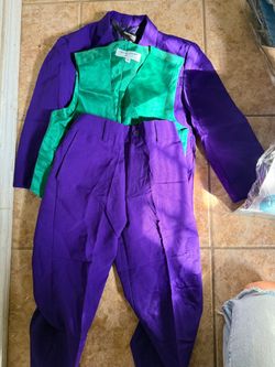 Joker suit costume kids size 5