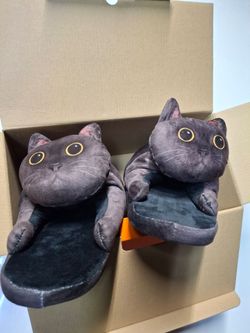 Cat slippers one size