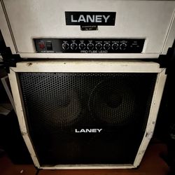 1987 Laney Pro Tube Lead 100 Half Stack