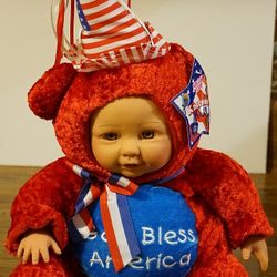 God Bless America Stuffed Toy