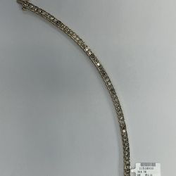 14KYG 8” Apprx 5.10CTW Tennis Bracelet 