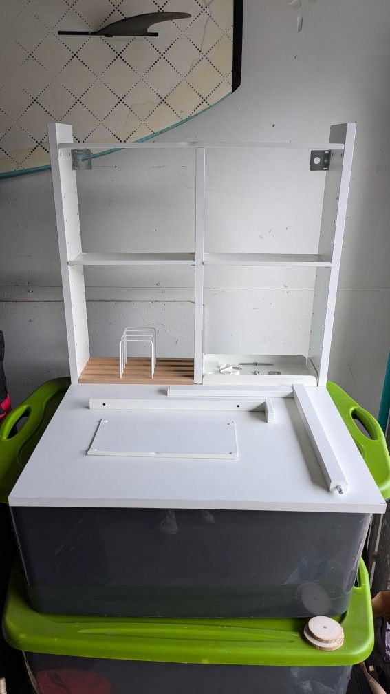 Ikea Norberg Wall Mount Drop Leaf Table with Storage