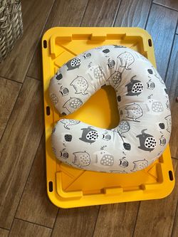 Baby Nursing Pillow with Animal Print Cover