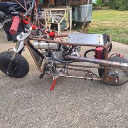 1/8 & 1/4mile 212cc M5 Methanol Drag Racing Mini Bike 