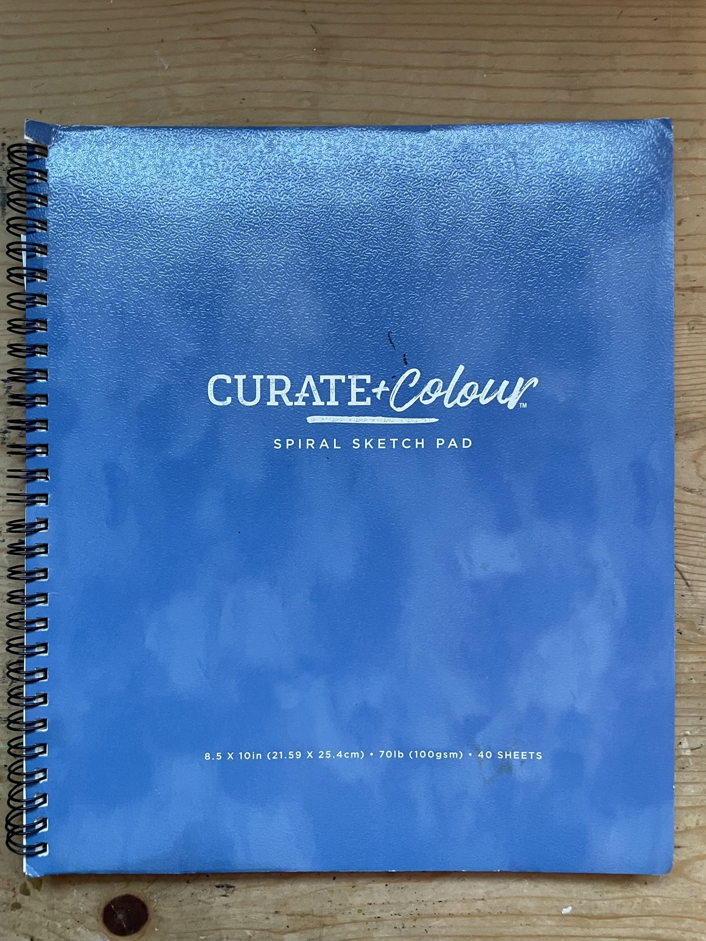 Curate + Colour Spiral Sketch Pad
