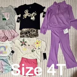 Girls Size 4T Outfit Bundle – Brand New with Tags! 🌸✨