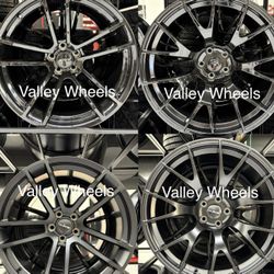 20”  Hellcat SRT WIDEBODY only  Matte Black Gloss Black  We have it all !  5x115 mm  ONLY -