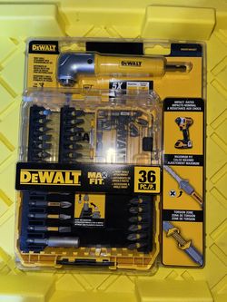Dewalt 36 pc but set w/ tight angle attachment