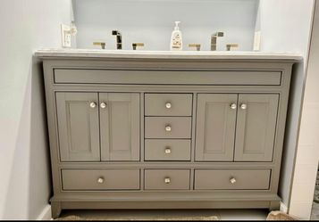 48 Inch WOOD Vanity NEW In The Box