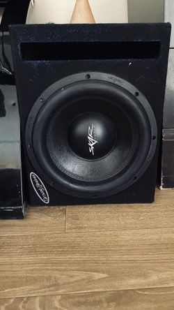 Car Audio   Skar Sub And Memphis Amp 