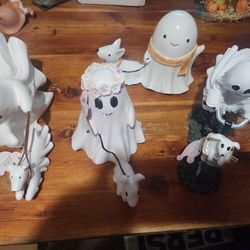 Ghost Decorations With Dauchands