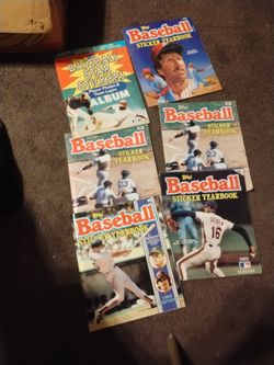 Topps baseball sticker book