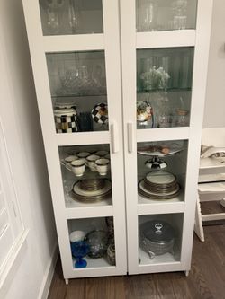 While IKEA Display Cabinet