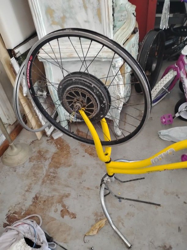 1000 Watt Front Wheel Hub Motor With Battery 48v 100$