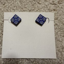 Portugal Tile Earrings 