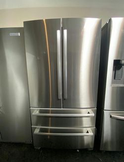 Stainless Steel 4-Door French Door Refrigerator