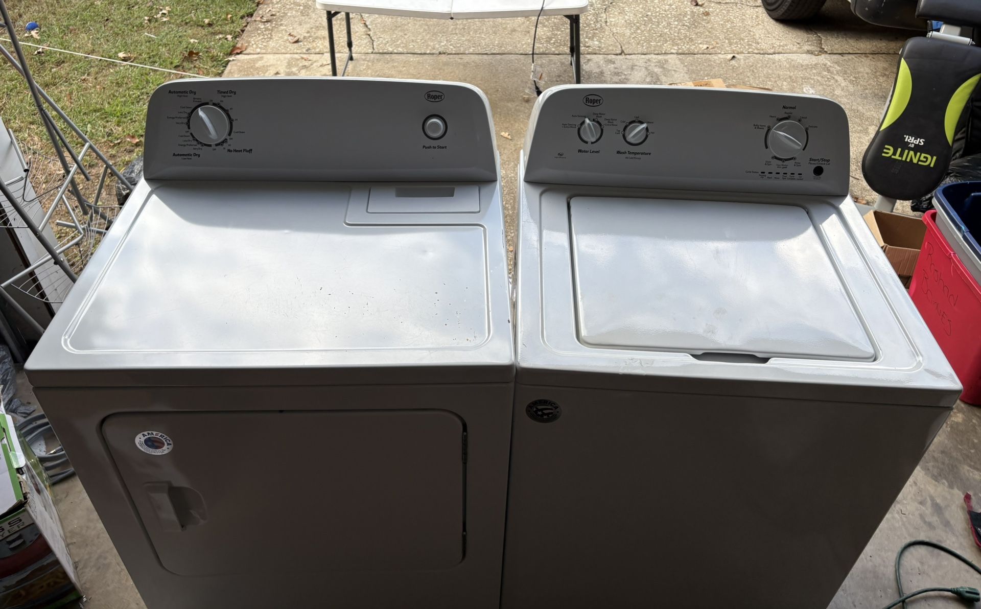 Roper washer & Dryer Set