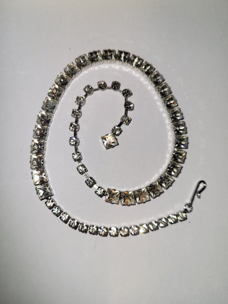 Weiss Emerald Cut Necklace