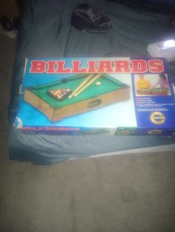 Mini Pool Table And Other Games 
