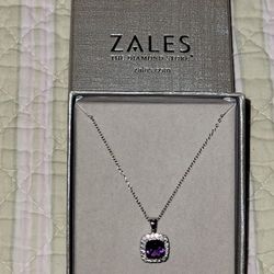 MOVING MUST GO TODAY Sterling Silver Amethyst Necklace