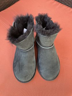 New Girls Black Boots Size 13 