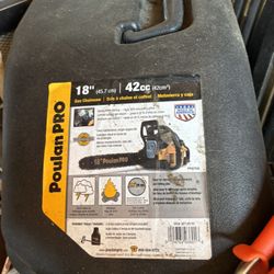 Chain Saw Poulan Pro