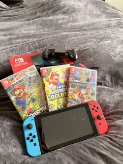 Nintendo Switch With games
