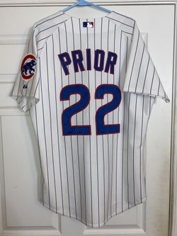 REDUCED: Majestic  Authentic Chicago Cubs Jersey, Mark Prior #22, Size 44 (Large), $30