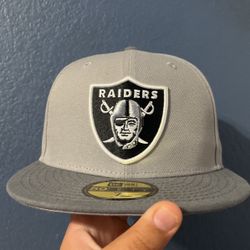 Raiders Hat Gray