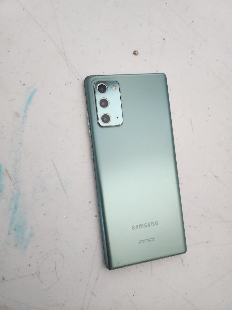 Samsung Galaxy NOTE 20 5G 128 GB UNLOCKED. WORK VERY WELL.PERFECT CONDITION 