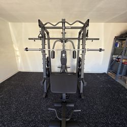 Smith Machine 2001 | Multi-Use Adj Bench | Gym Equipment | Fitness | Squat Rack | Excercise |🔴WEIGHTS AND BARBELL SOLD SEPARATELY 🔴 FREE DELIVERY 🚚