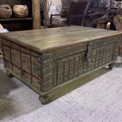 Antique Table With Storage