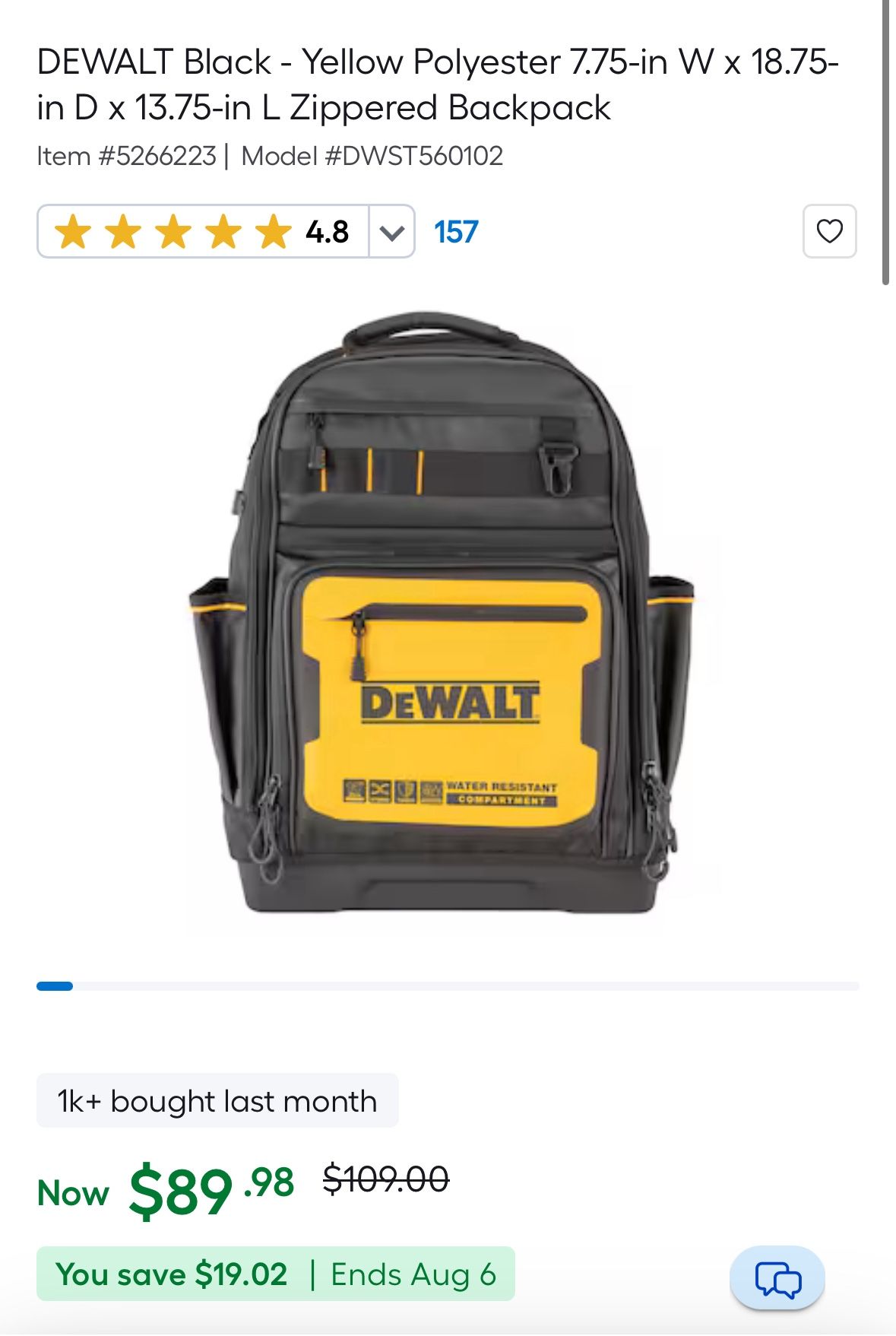 Dewalt Tool Bag / Backpack