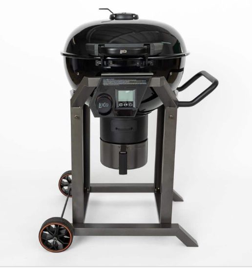 22.5 in. SmartTemp Kettle Charcoal Grill in Black with Stand