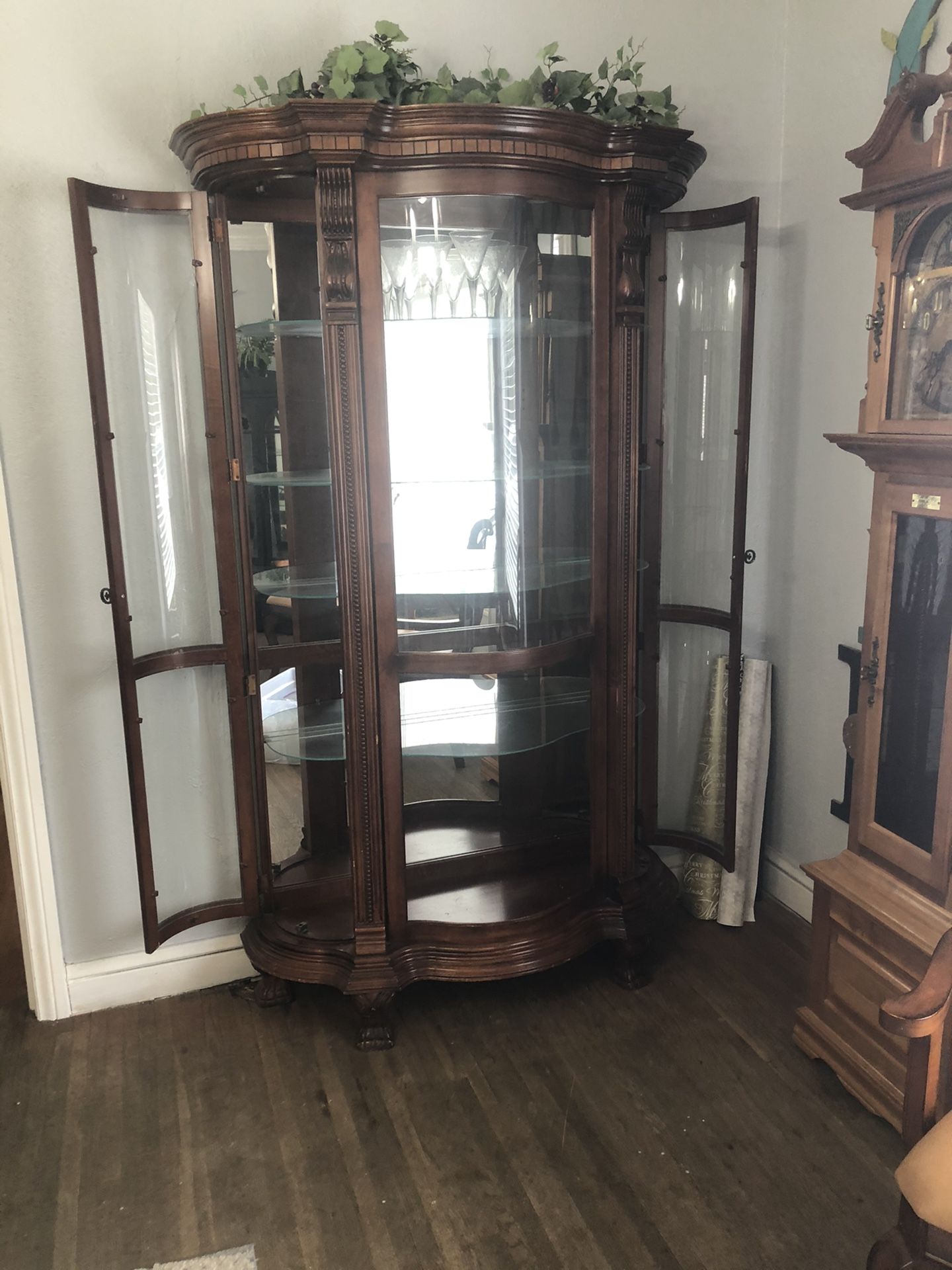 Curio Display Cabinet With Light