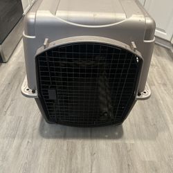 Retriever 1-Door Plastic Portable Pet Carriers" 40-Inch