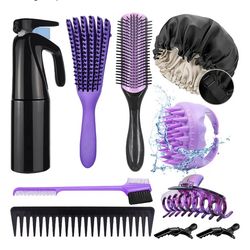 Detangling brush with night cal