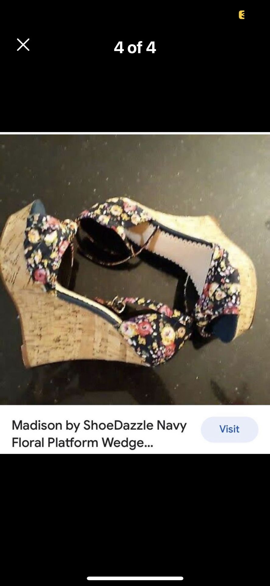 Madison Wedge Shoes Still Have In  Box