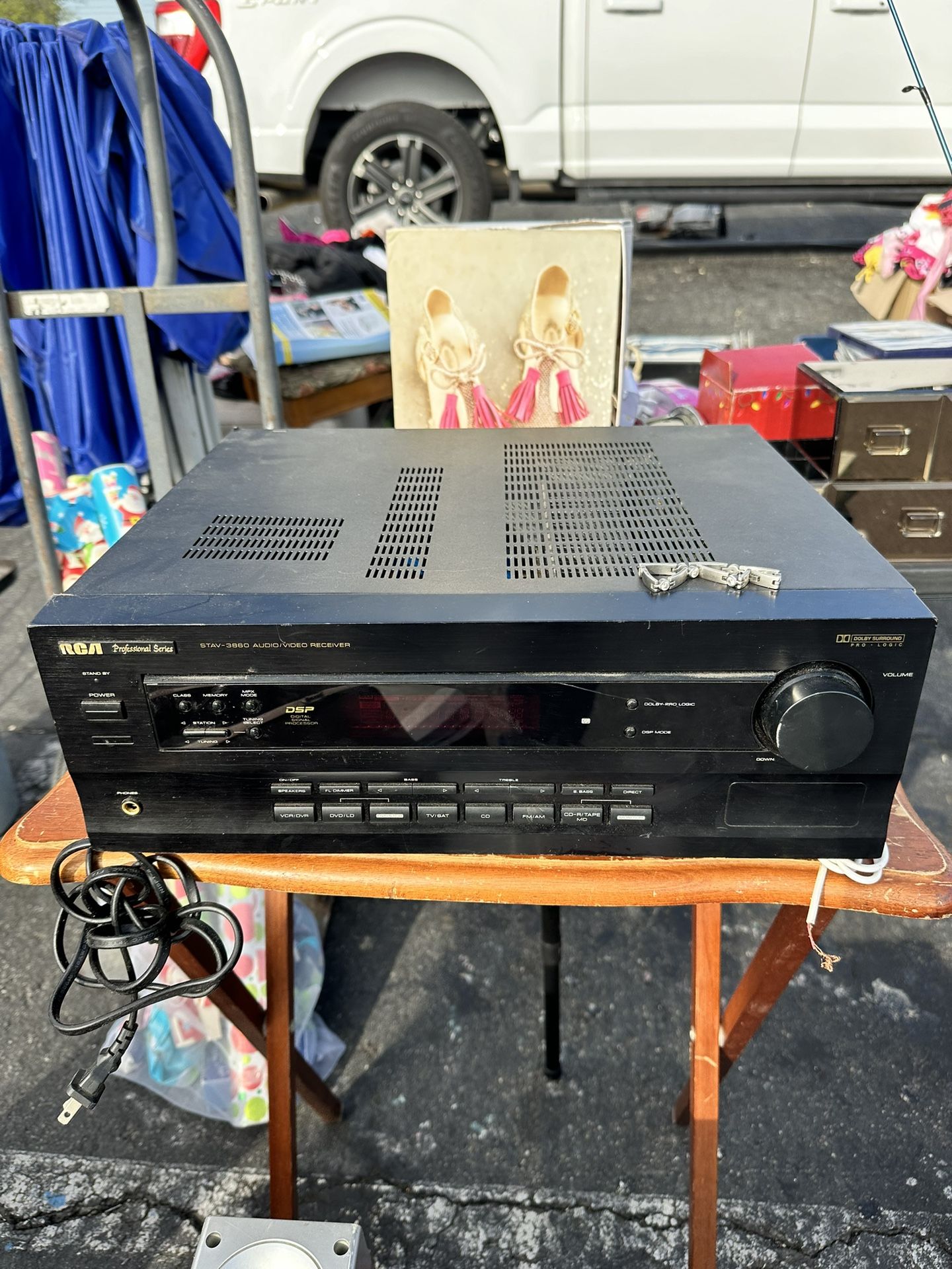 RCA STAV-3860 Home Theater Digital Professional Series Dolby AV Receiver - Works
