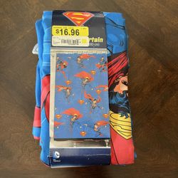 Superman Shower Curtain 70”in x 72”in
