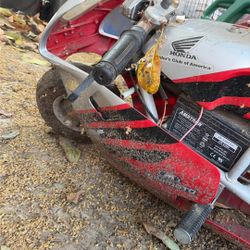 Little E Bike The Battery You’re Gonna Have To Switch It Out With The Other One Both Flat Tires Brakes I Think Work