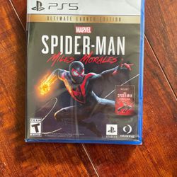 PS5 Spider Man Miles Morales (ULTIMATE EDITION) **Sealed**