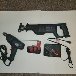 Sawzall Drill Combo With Charger And Battery 