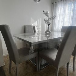 Dinner Table Set Of 6