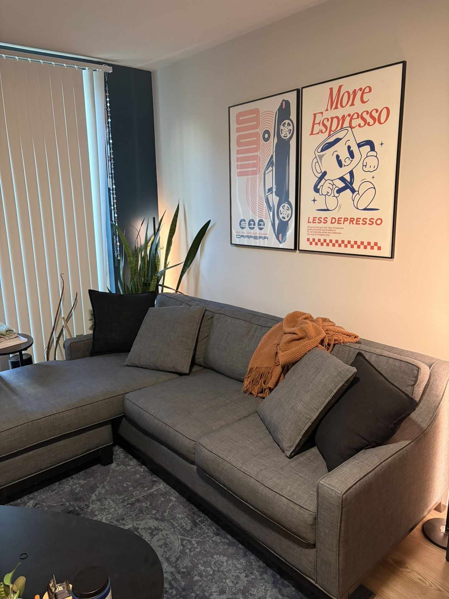 Macy’s Sectional Lightly Used!