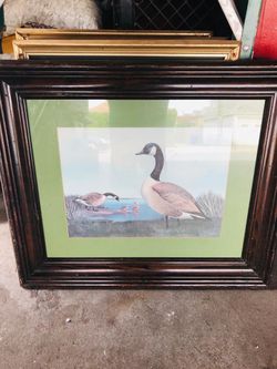 2 duck pictures large frame $10