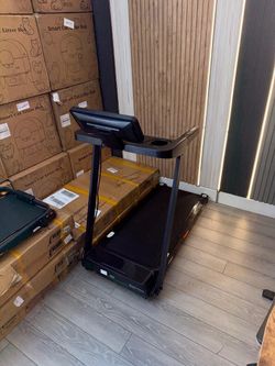 Manuel İncline & Black Folding Treadmill with Display Console