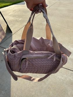 Pink diaper bag