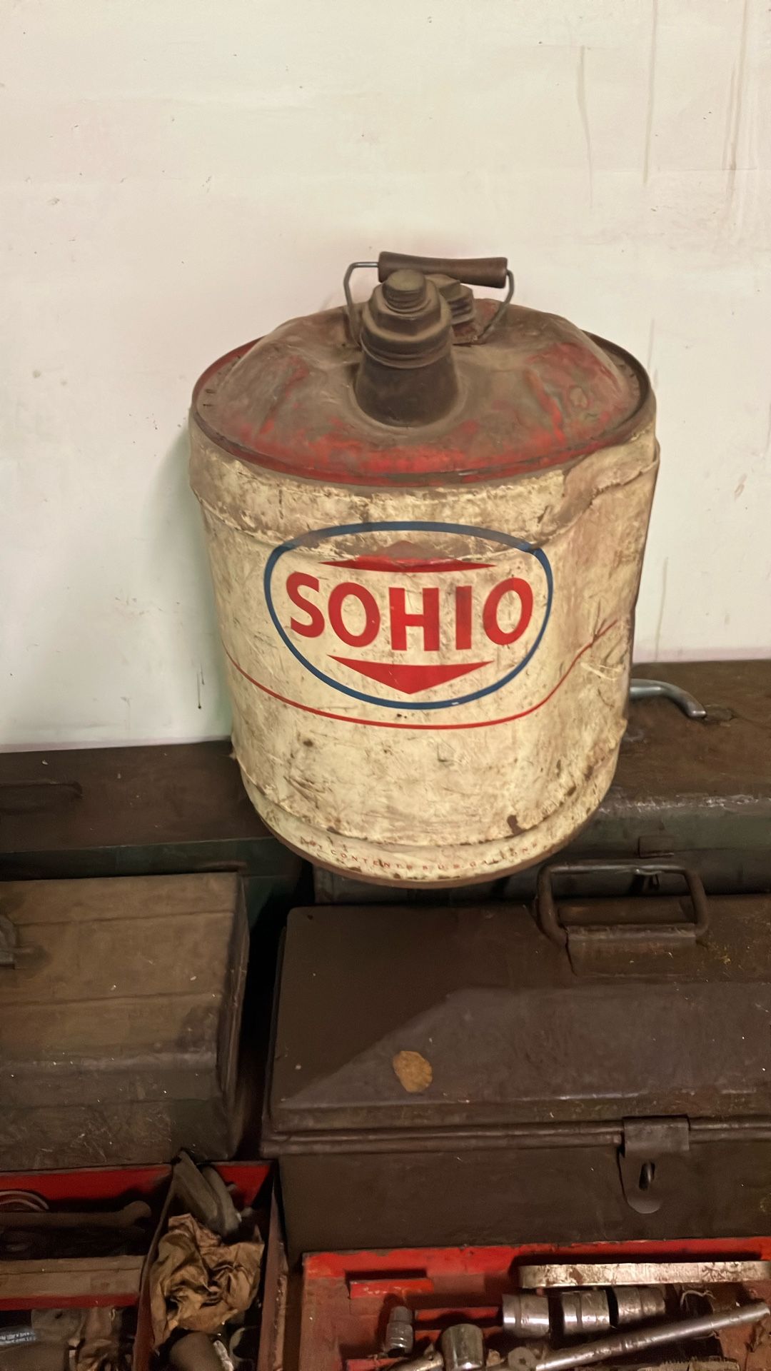 Vintage Ship Gas Can